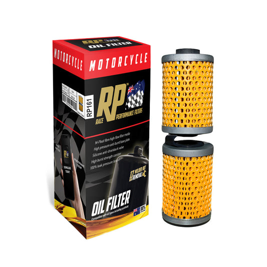 Race Performance Motorcycle Oil Filter - RP161
