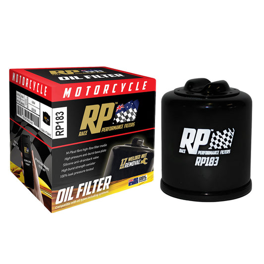 Race Performance Motorcycle Oil Filter RP183