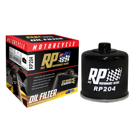 Race Performance Motorcycle Oil Filter RP204