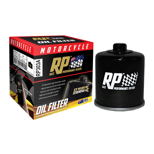 Race Performance Motorcycle Oil Filter - RP303A