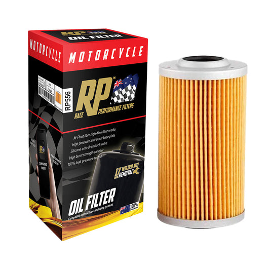 Race Performance Motorcycle Oil Filter - RP556