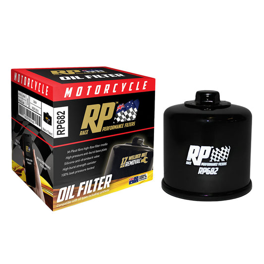 Race Performance Motorcycle Oil Filter - RP682