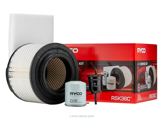 Ryco Service Kit to suit Toyota Hilux TGN16R - RSK36C Ryco part RSK36C automotive filter service kit