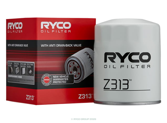 Ryco Oil Filter - Z313 - Z313