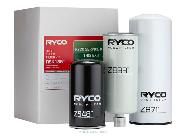 Ryco Service Kit to suit Cummins ISC ISL ISLe5 - RSK185