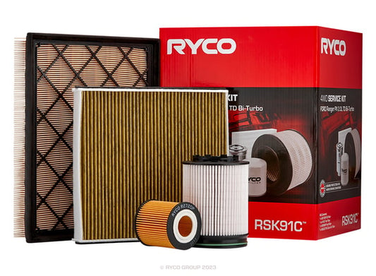 Ryco Filter Service Kit with Cabin Filter RSK91C Ryco part RSK91C automotive filter service kit