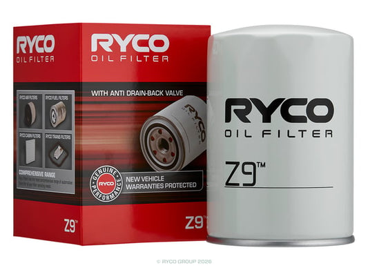 Ryco Oil Filter Z9 Ryco part Z9 automotive oil filter