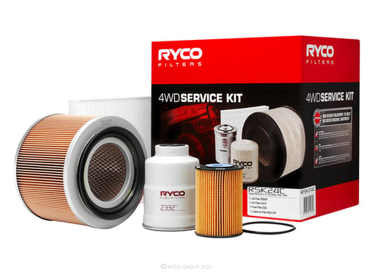 Ryco Filter Service Kit - Nissan Patrol GU IV ZD30D RSK24C Ryco part RSK24C automotive filter service kit