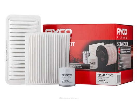 Ryco Filter Service Kit with Cabin Air Filter RSK55C Ryco part RSK55C automotive filter service kit