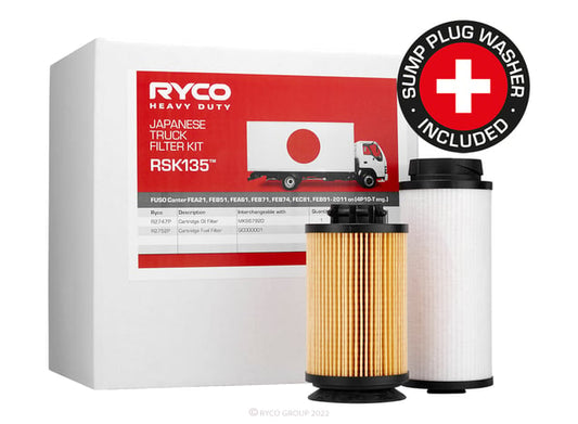 Ryco Heavy Duty Service Kit RSK135 Fuso Canter 4P10-T Ryco part RSK135 automotive filter service kit
