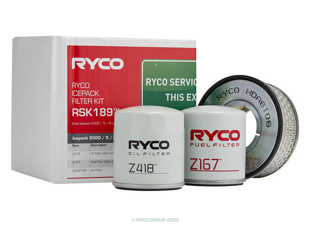 Ryco Service Kit RSK189 ICEPACK 2000 300 Hour Service Kit