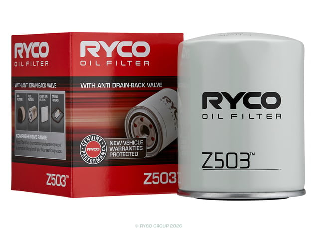 Ryco Oil Filter - Z503 - Z503