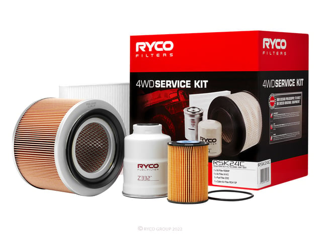 Ryco Filter Service Kit - Nissan Patrol GU IV ZD30D - RSK24C
