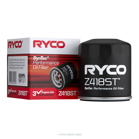 Ryco SynTec Oil Filter - Z418ST (Interchangeable with Z418) Ryco part Z418ST automotive oil filter