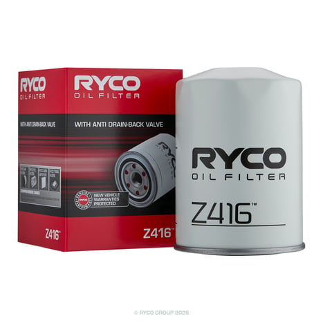 Ryco Oil Filter - Z416 - Z416