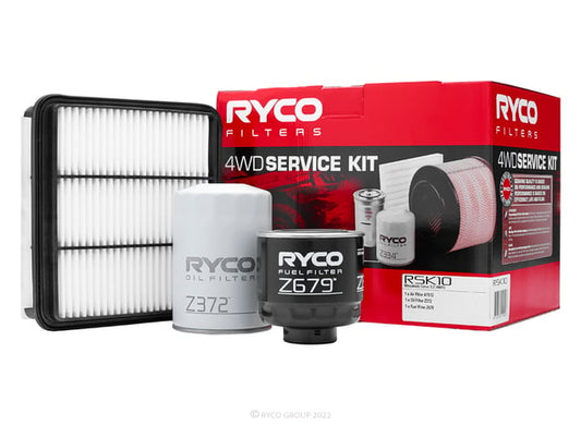 Ryco 4WD Filter Service Kit RSK10 Mitsubishi Triton 3.2L Ryco part RSK10 automotive filter service kit
