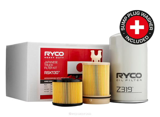 Ryco Heavy Duty Service Kit RSK130 Hino 300 XJC