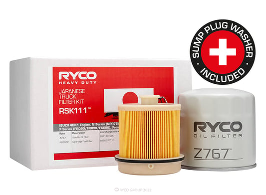 Ryco Heavy Duty Service Kit RSK111 Isuzu 4HK1 Ryco part RSK111 automotive filter service kit