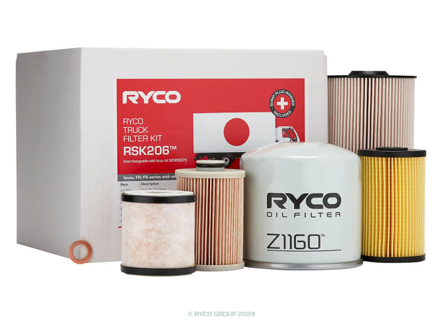 Ryco Service Kit to suit Isuzu FRR90 FSR90 FSS90 FTR90 - RSK206 - RSK206