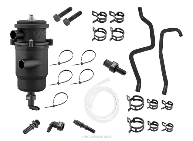 Ryco 4x4 Catch Can Filtration Upgrade Kit X116CC Ryco part X116CC automotive automotive filter