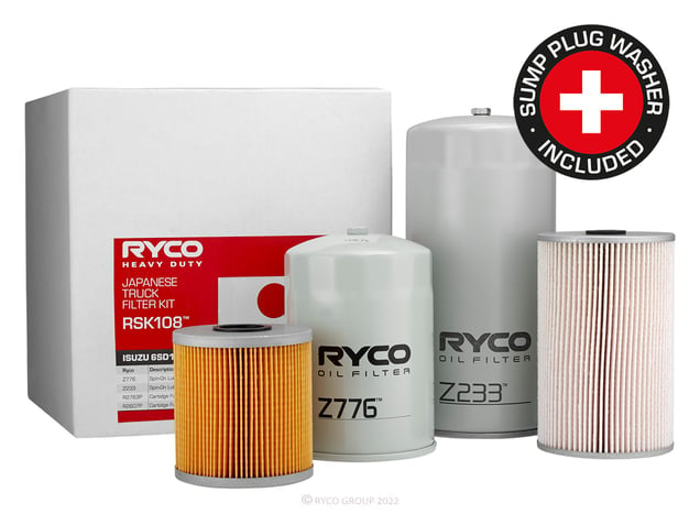 Ryco Service Kit to suit Isuzu FVD23 FVM23 FVR23 FVY23 FVZ23 - RSK108