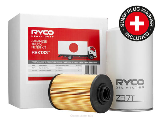 Ryco Heavy Duty Service Kit RSK133 Fuso Fighter 6M60T Ryco part RSK133 automotive filter service kit