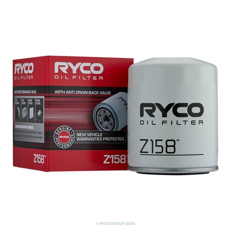 Ryco Oil Filter - Z158 - Z158