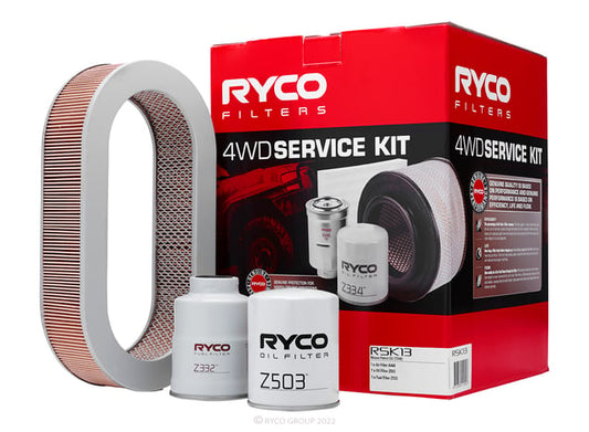 Ryco 4WD Filter Service Kit RSK13 Nissan Patrol GU TD42 Ryco part RSK13 automotive filter service kit