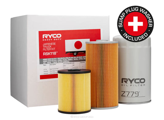 Ryco Heavy Duty Service Kit RSK118 Hino 500 Ryco part RSK118 automotive filter service kit
