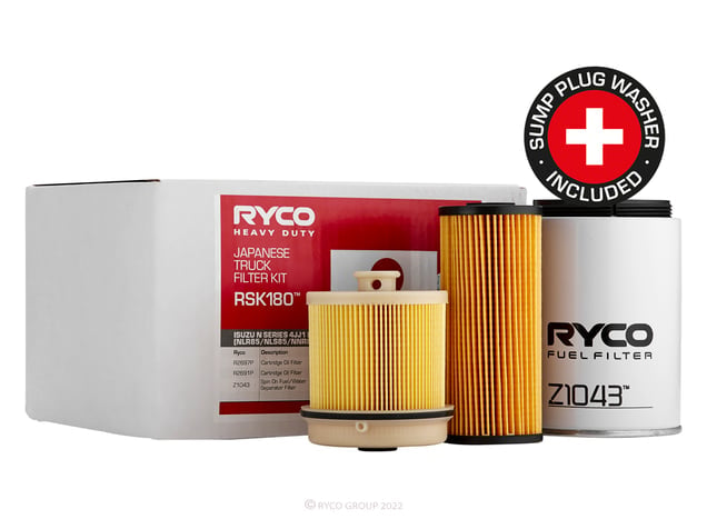 Ryco Heavy Duty Service Kit RSK180 Isuzu N Series 4JJ1