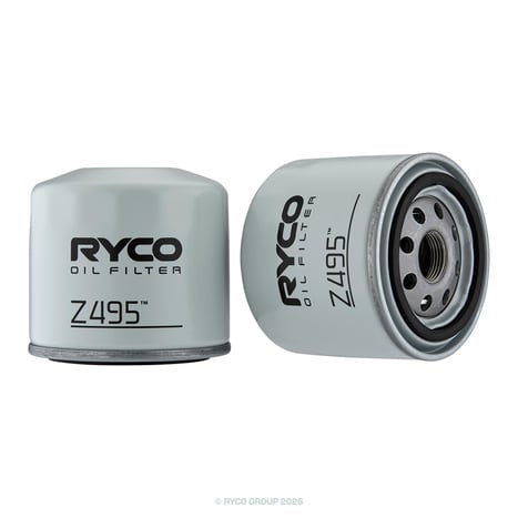Ryco Oil Filter - Z495 - Z495