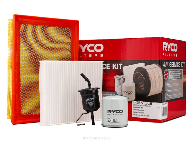 Ryco Filter Service Kit - Toyota Hilux TGN121R - RSK38C