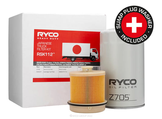 Ryco Heavy Duty Service Kit RSK112 Isuzu 6HK1 Ryco part RSK112 automotive filter service kit