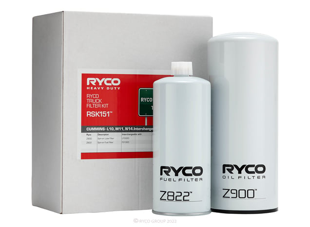 Ryco Service Kit to suit Cummins L10 M11 N14 Engines - RSK151