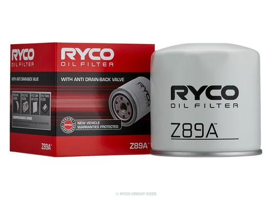 Ryco Oil Filter Z89A Ryco part Z89A automotive oil filter