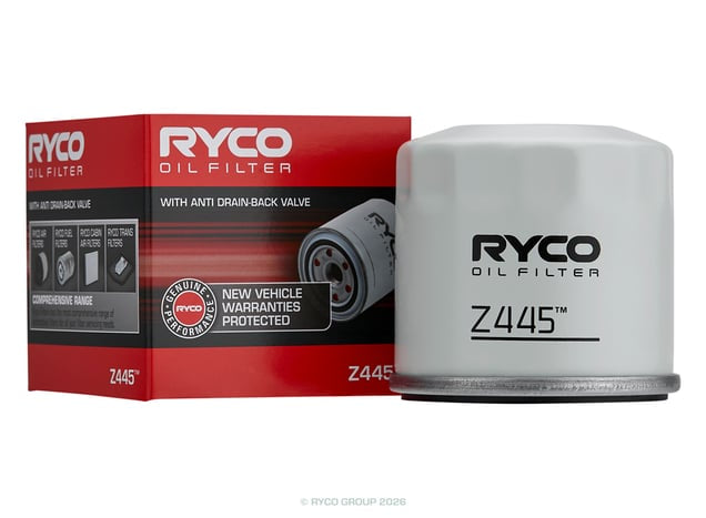 Ryco Oil Filter - Z445 - Z445