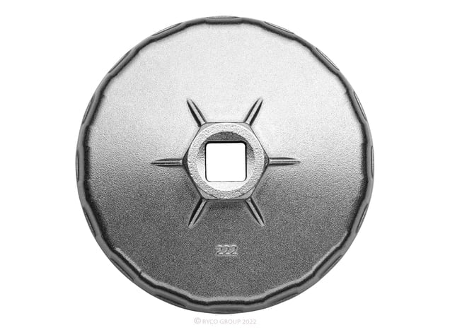 Ryco Oil Filter Cup Wrench RST222 - RST222