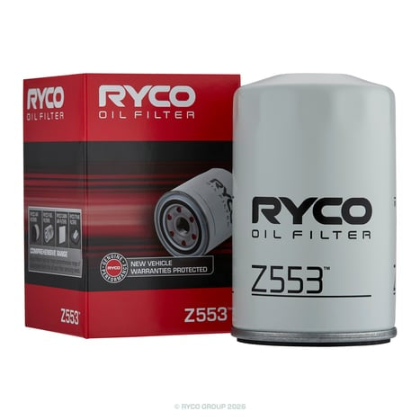 Ryco Oil Filter - Z553 - Z553