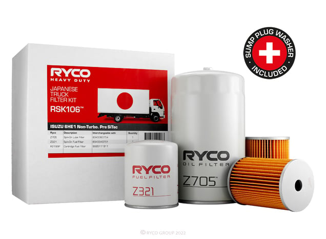Ryco Service Kit to suit Isuzu FSR32 FTR32 - RSK106