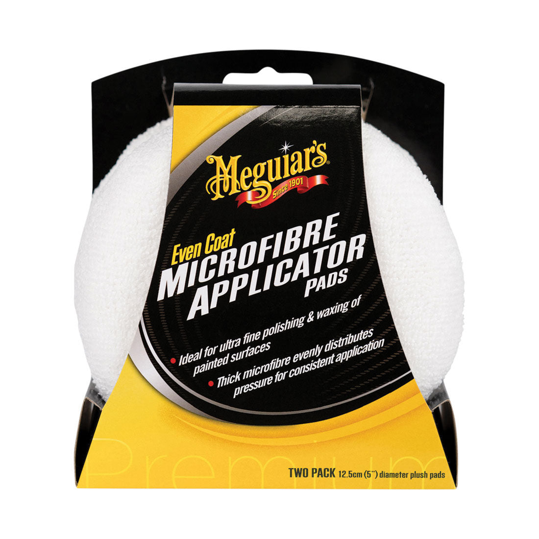 Meguiar's Even Coat Microfibre Applicator Pads 2 Pack