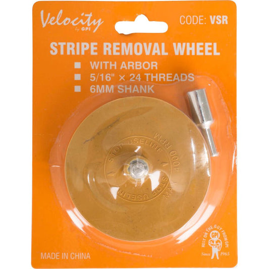 Velocity Stripe Removal Wheel
