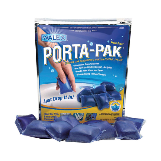 Walex Porta-Pak Toilet Additive Sachets Ocean Breeze 15 Pack