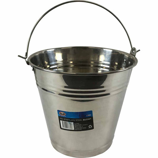 SCA Stainless Steel Bucket 10 Litre