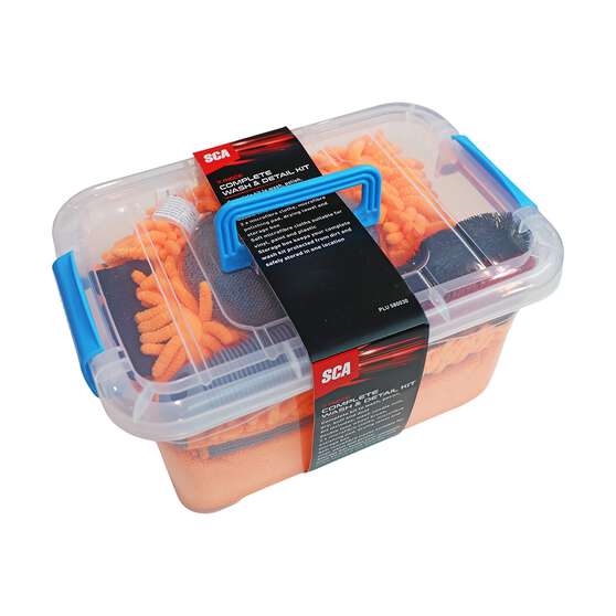 SCA Complete Microfibre Wash & Detail Kit 7 Piece