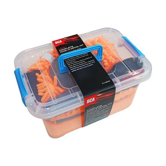 SCA Complete Microfibre Wash & Detail Kit 7 Piece