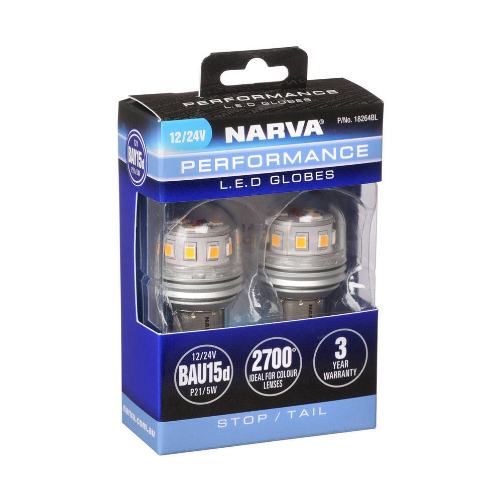 Narva 12/24V BAY15D P21/5W LED Globe | Narva 18264BL