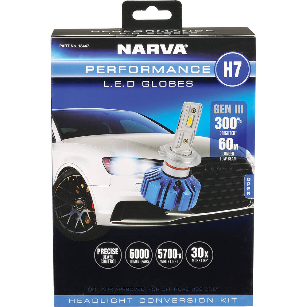 Narva H7 12/24V Gen III LED Performance Globe Kit | Narva 18447