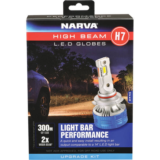 Narva H7 12/24V Gen III High Beam LED Performance Globe Kit | Narva 18447H
