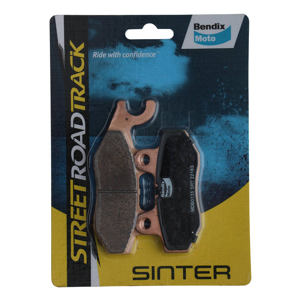 Bendix Street Road Track Motorcycle Disc Brake Pads - MDB0135-SRT
