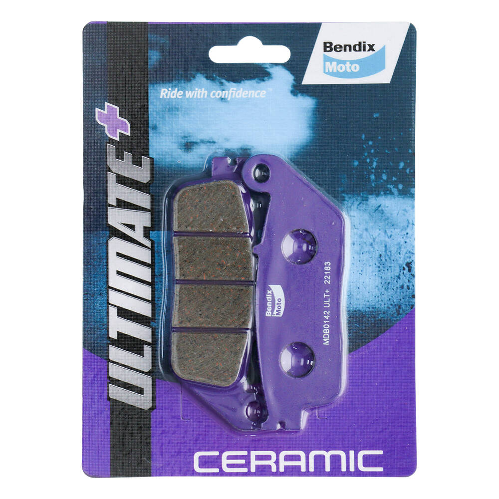 Bendix Ultimate+ Motorcycle Disc Brake Pads - MDB0142-ULT+
